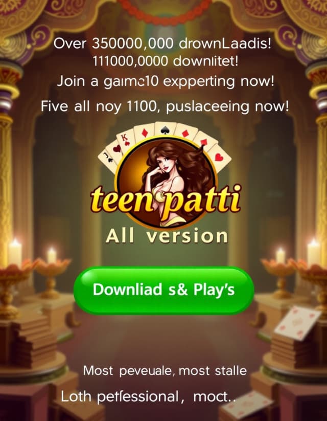 Teen Patti Gold Apk Download Banner